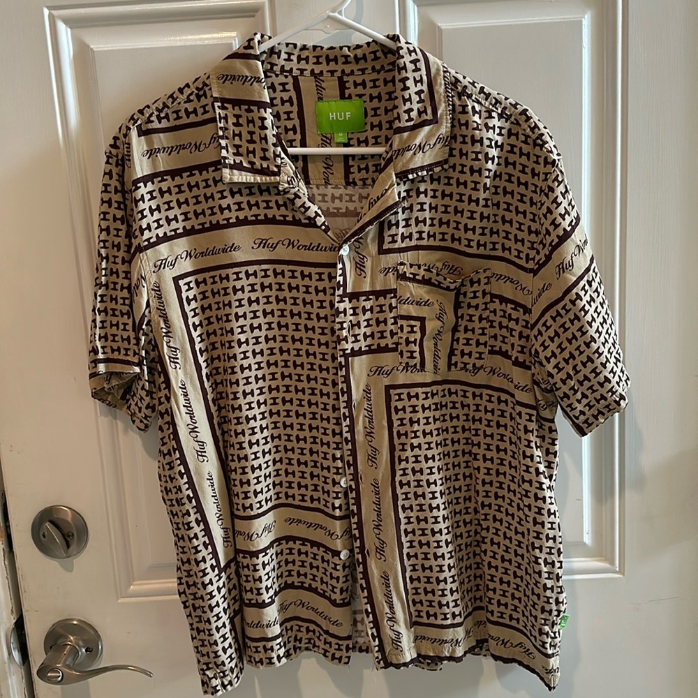 Adult medium button up casual -Men’s